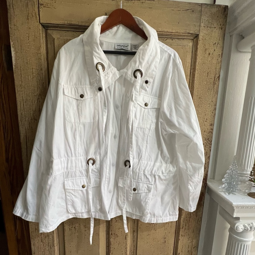 Women 22W Anthony Richards Jacket Coat - 100% Cotton